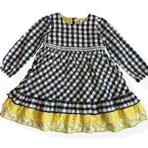 NEW Matilda Jane Gingham and Giggles Textured Dress